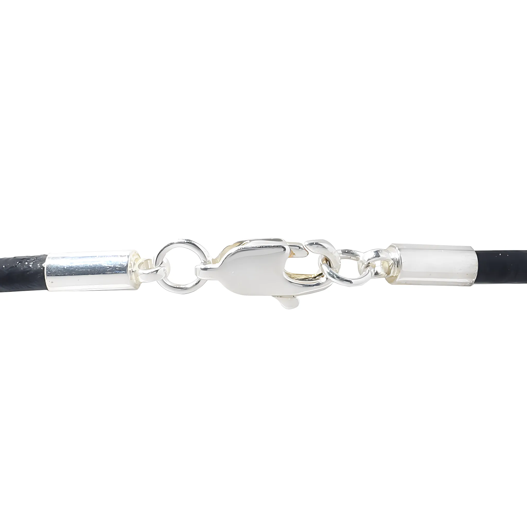 Pansexual Heart Flag Black Cord Bracelets