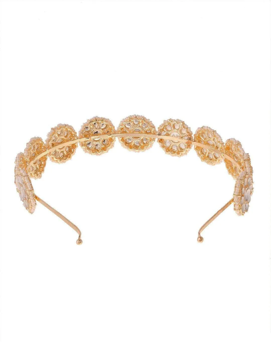 Parineeti Chopra In Floral Kundan Studded Hair Band