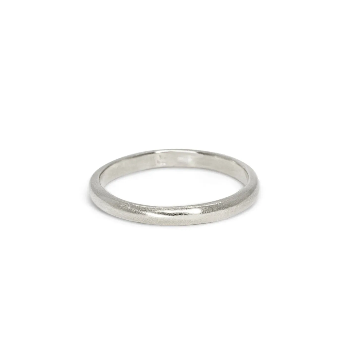Platinum Smooth Wedding Band 3mm