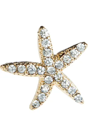 Rain Jewelry Gold Starfish Earring