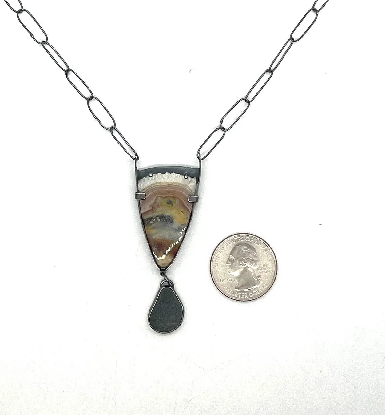 Rock and Agate Necklace