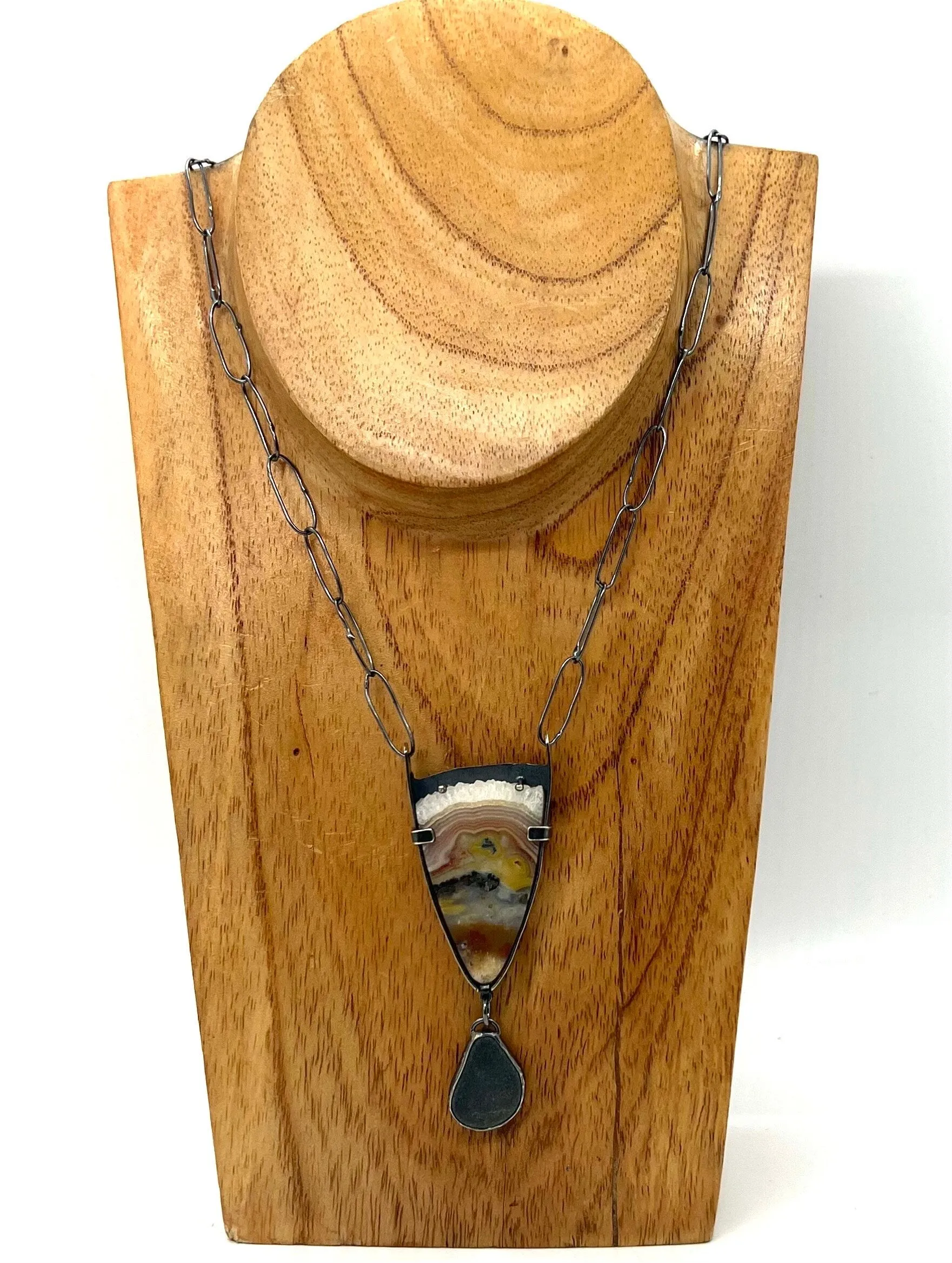 Rock and Agate Necklace