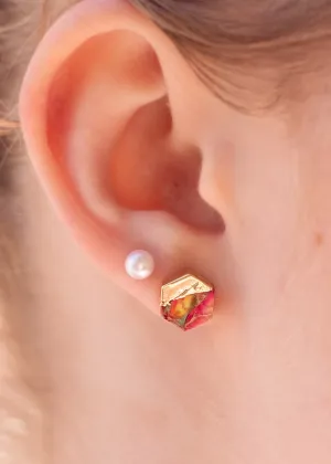 Sedona Stud Earrings - Sunrise Reds