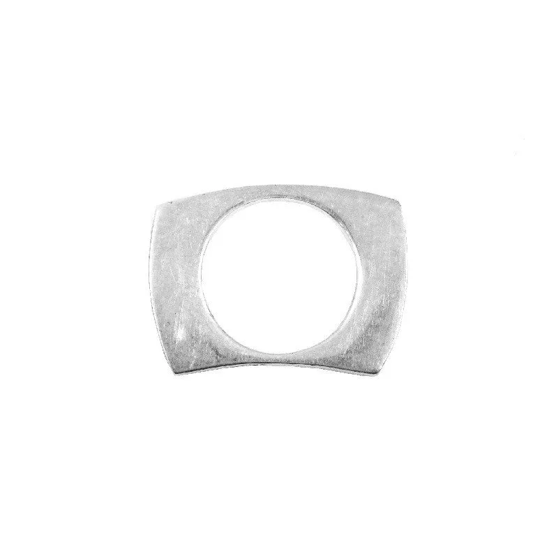Silver Plated Flat Ring