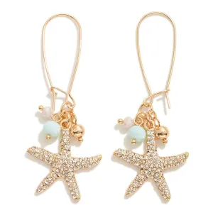 Starfish Drop Earrings