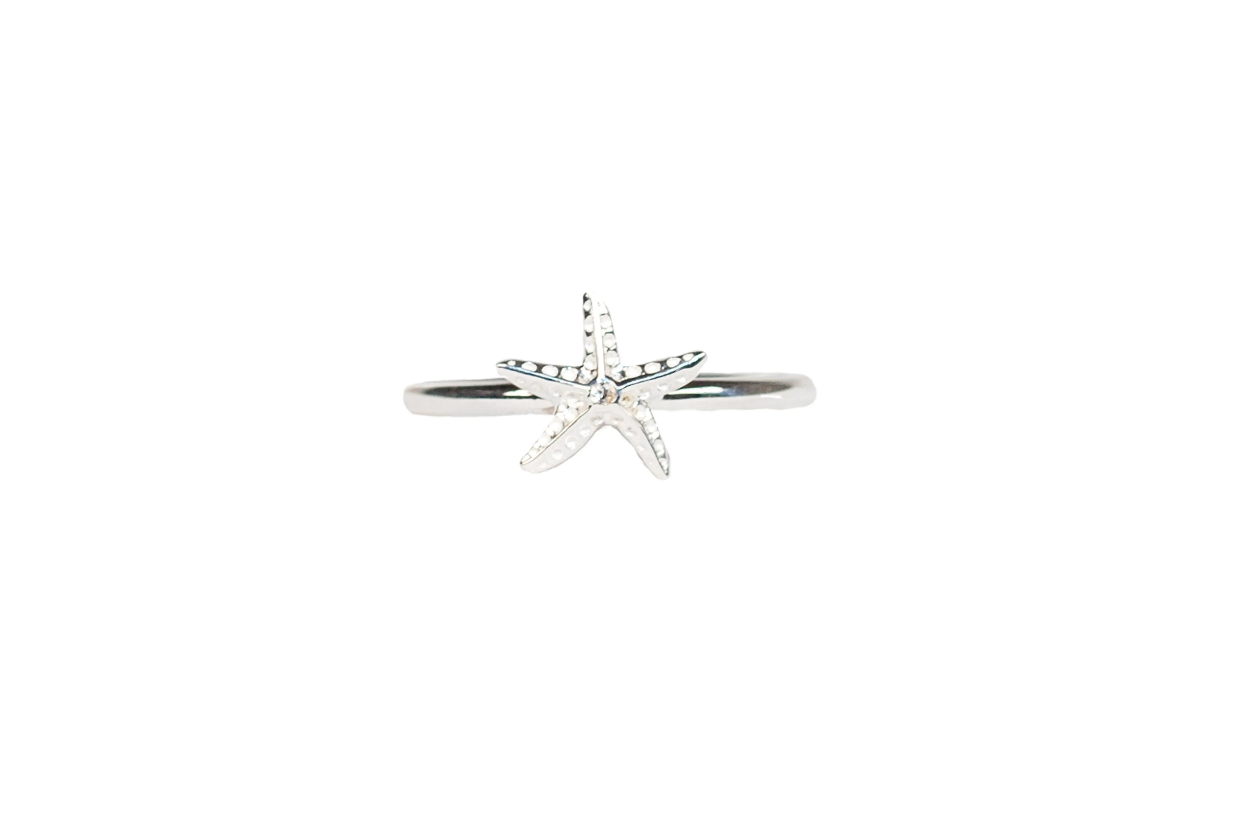 Sterling Silver Starfish Ring
