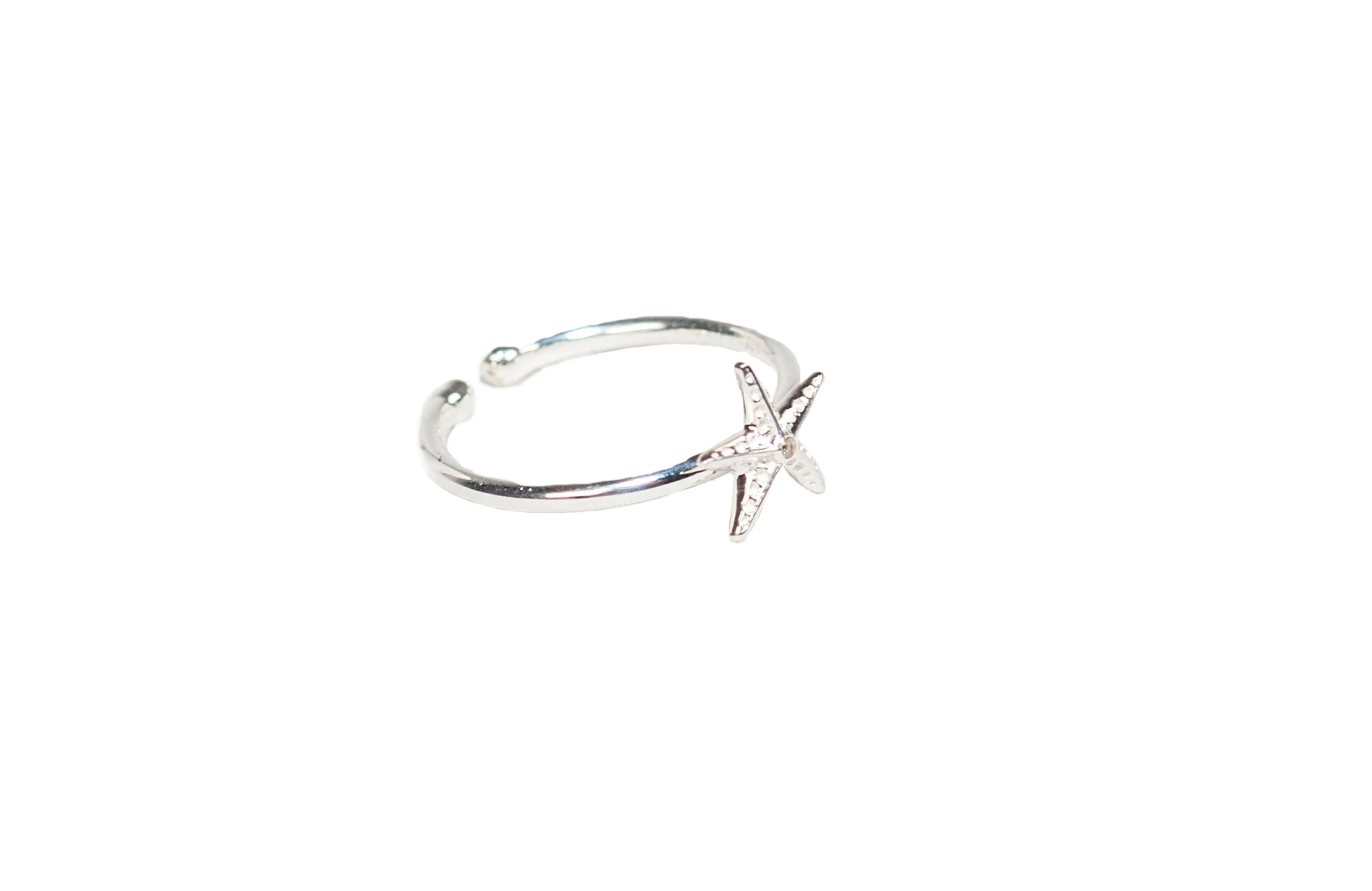 Sterling Silver Starfish Ring