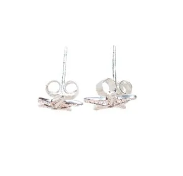 Sterling Silver Starfish Studs
