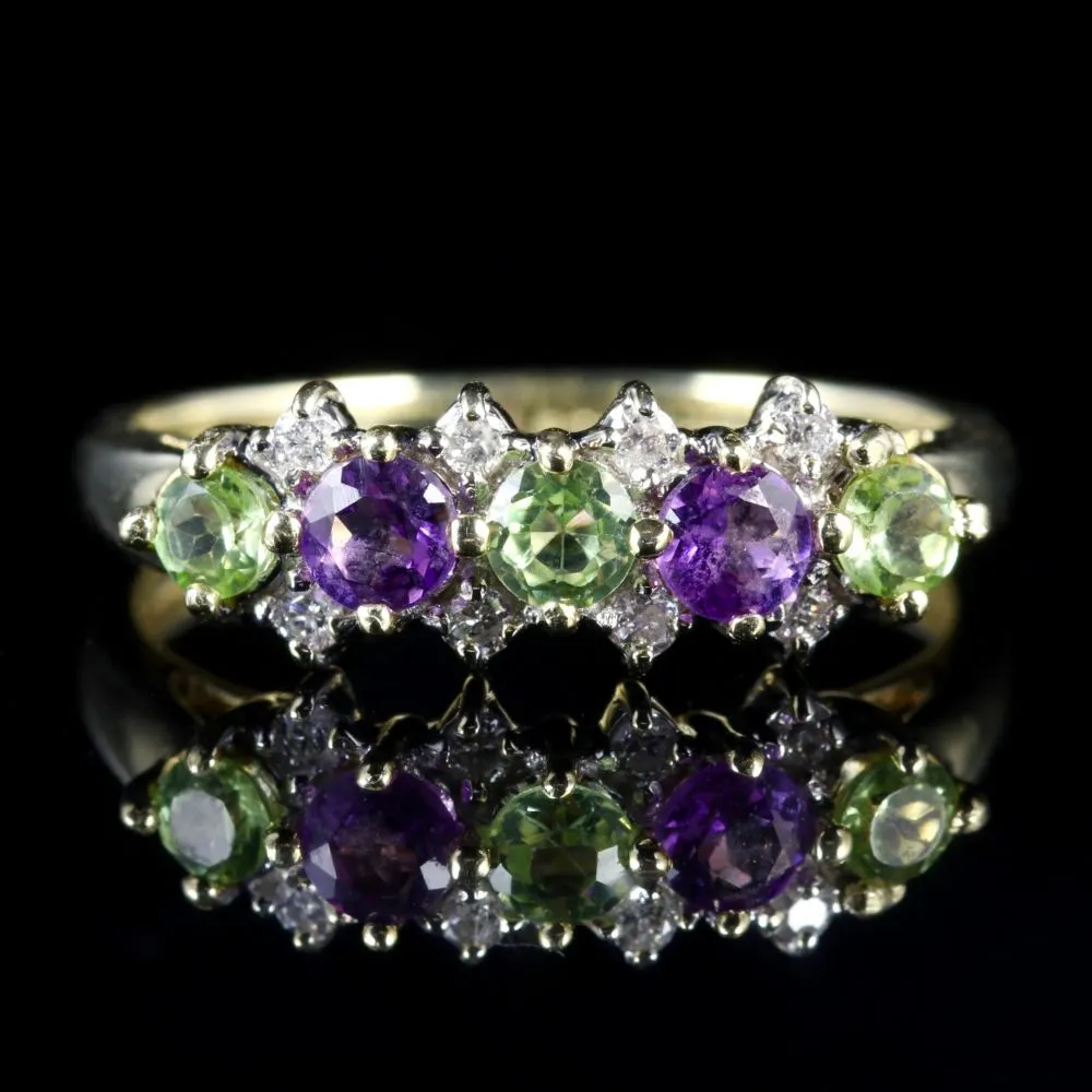 Suffragette 9Ct Gold Ring