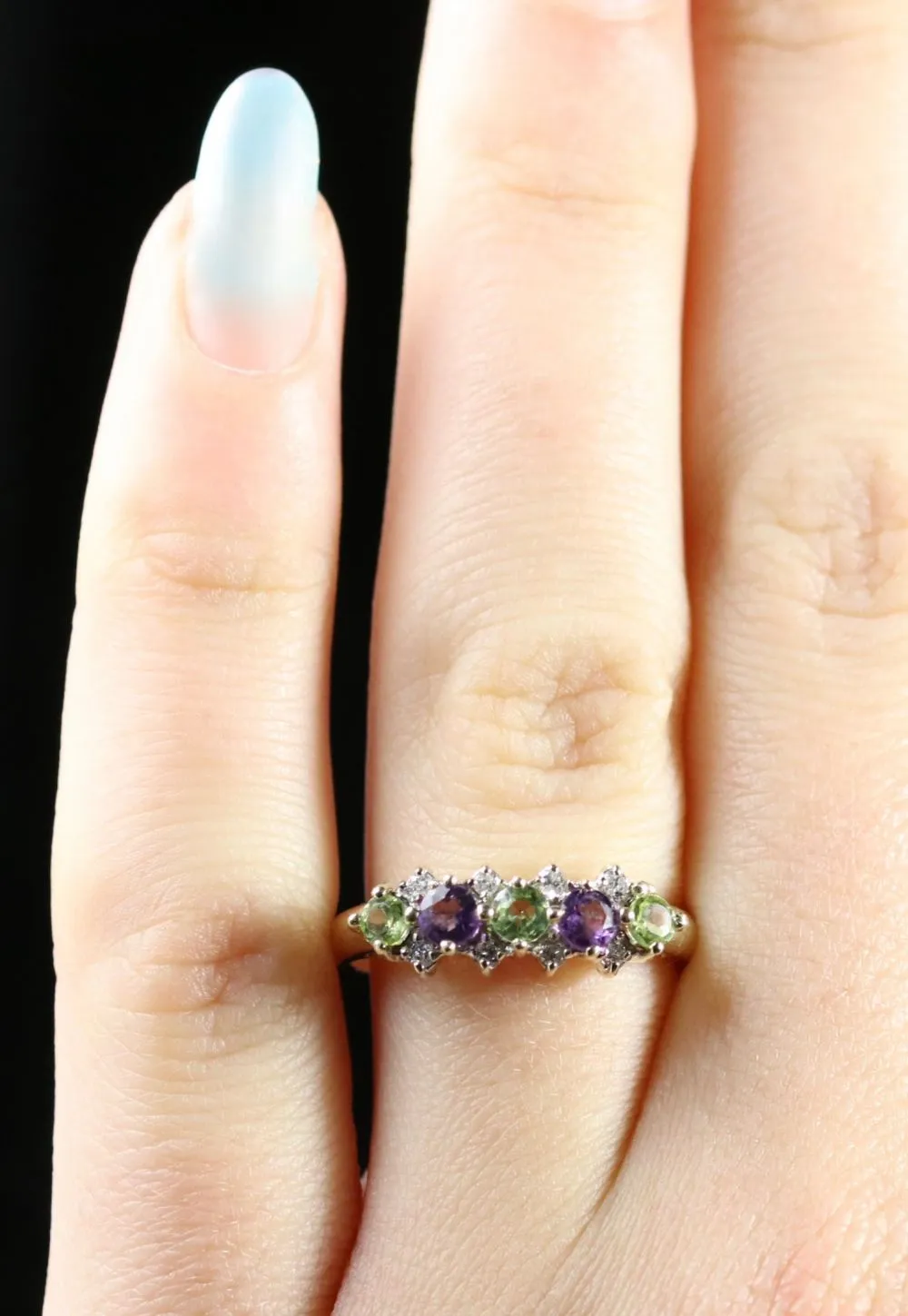 Suffragette 9Ct Gold Ring