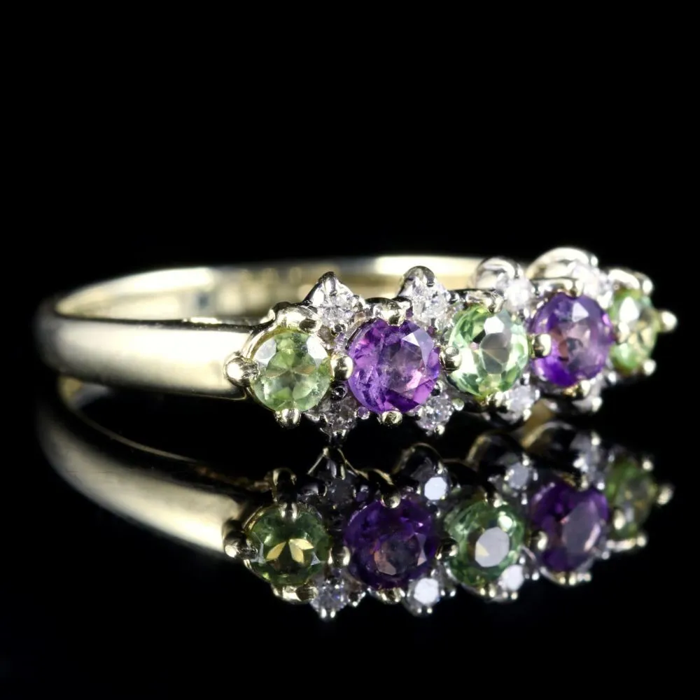 Suffragette 9Ct Gold Ring