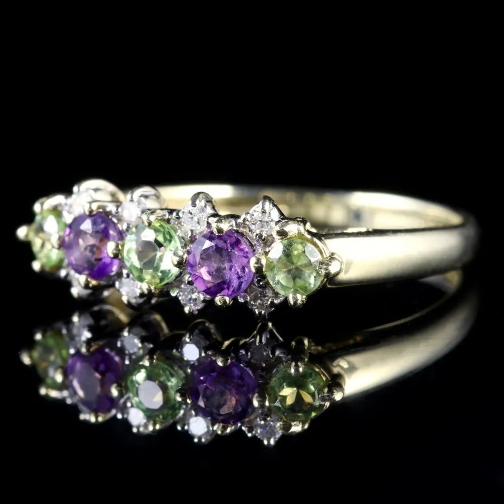 Suffragette 9Ct Gold Ring