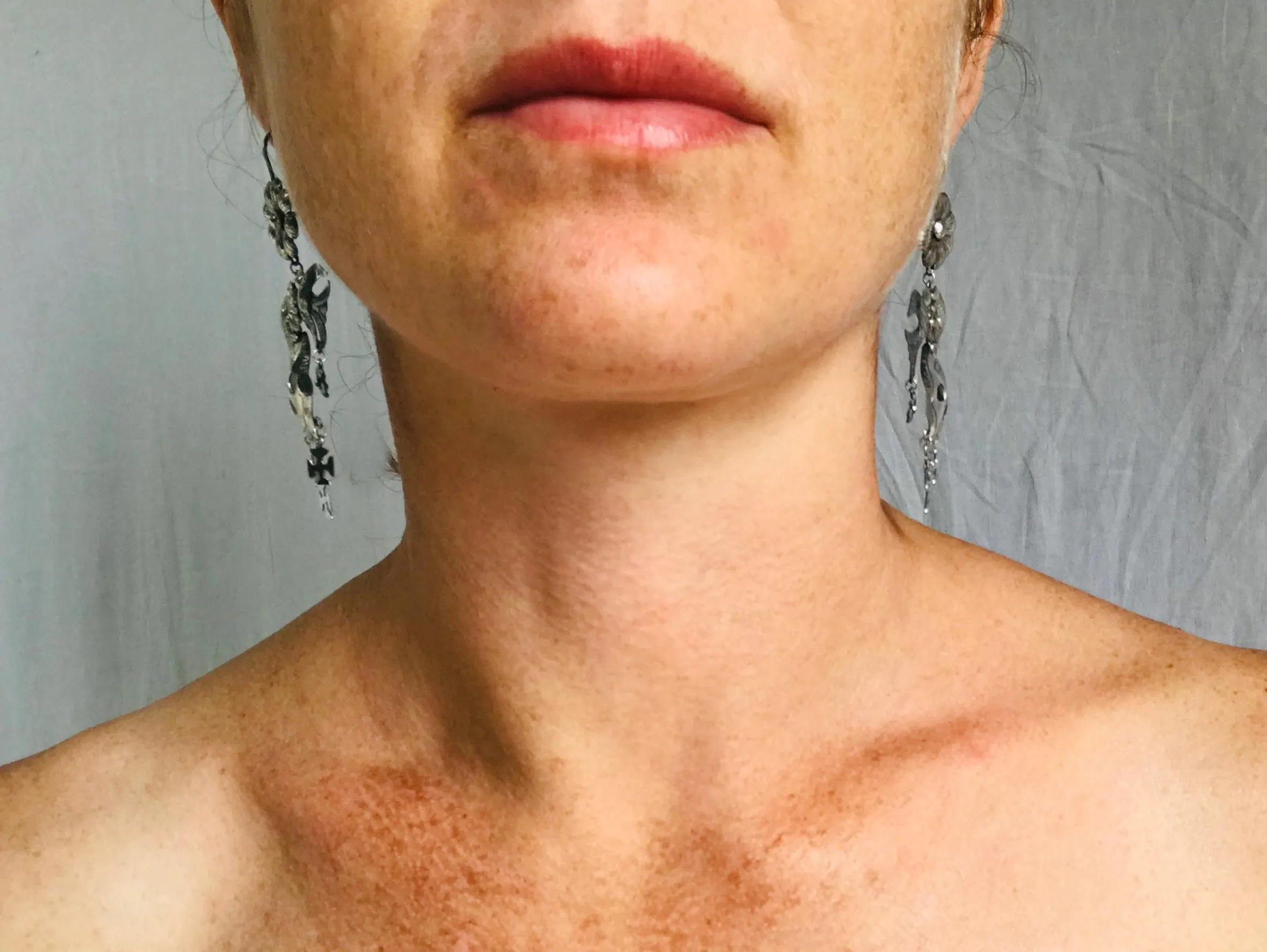 Taxco Calavera Earrings. Skull. Sterling. Mexico. Frida Kahlo