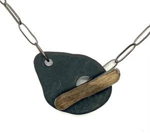 Toggle Rock & Driftwood Necklace