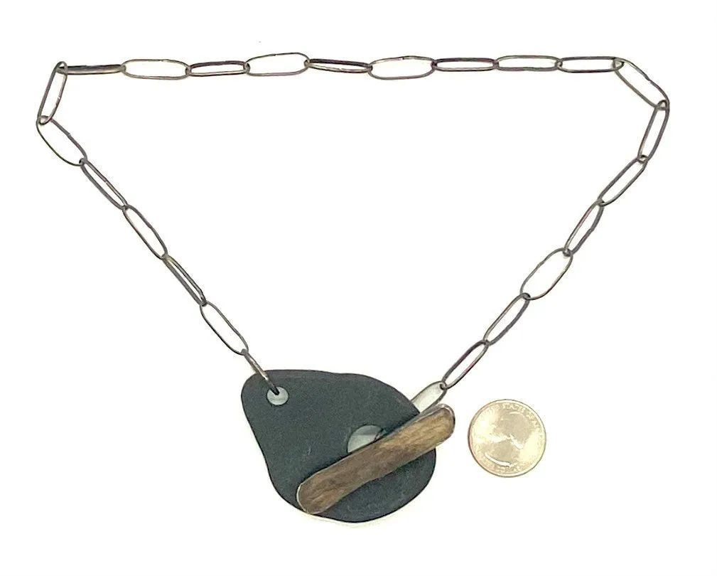 Toggle Rock & Driftwood Necklace