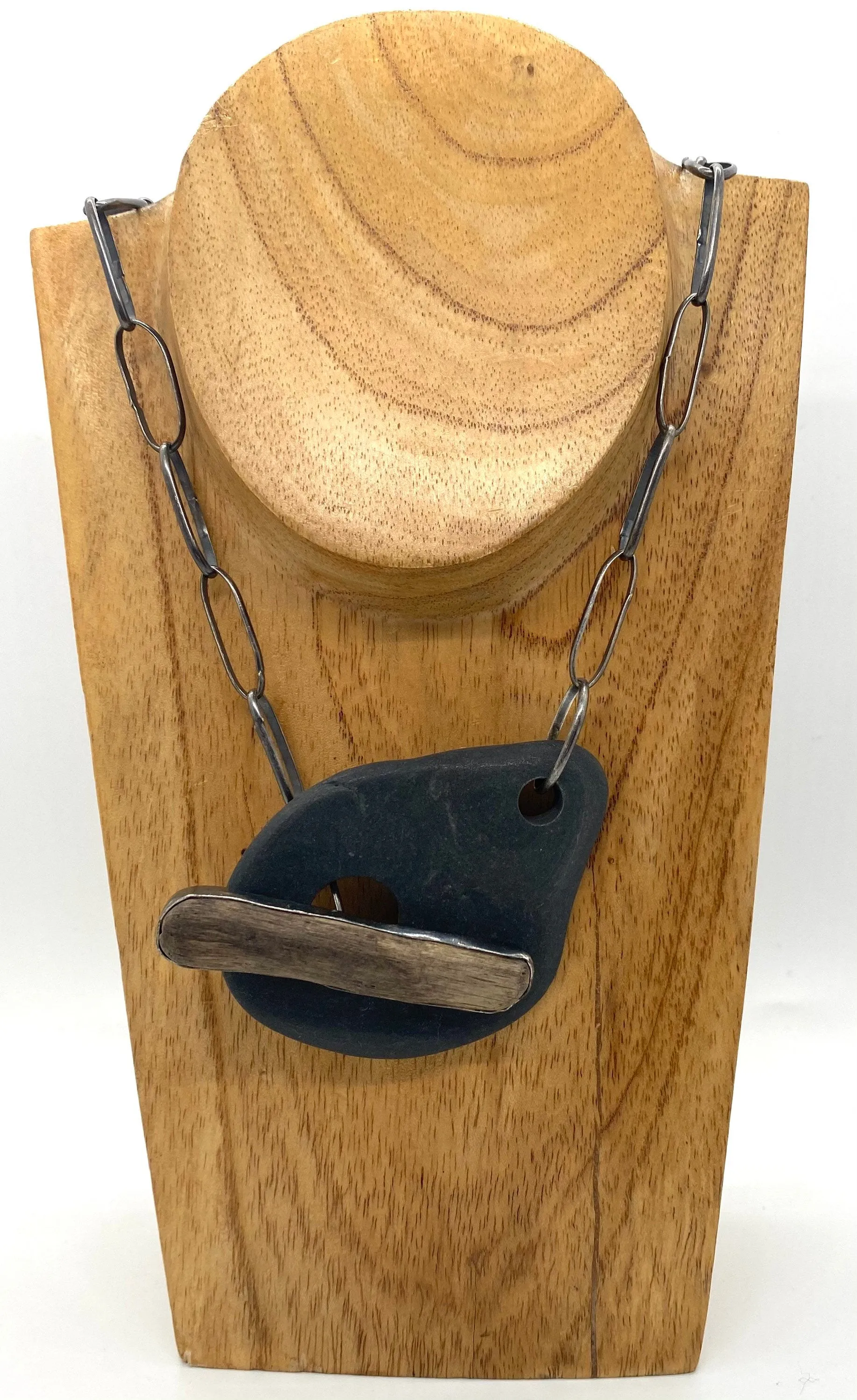 Toggle Rock & Driftwood Necklace