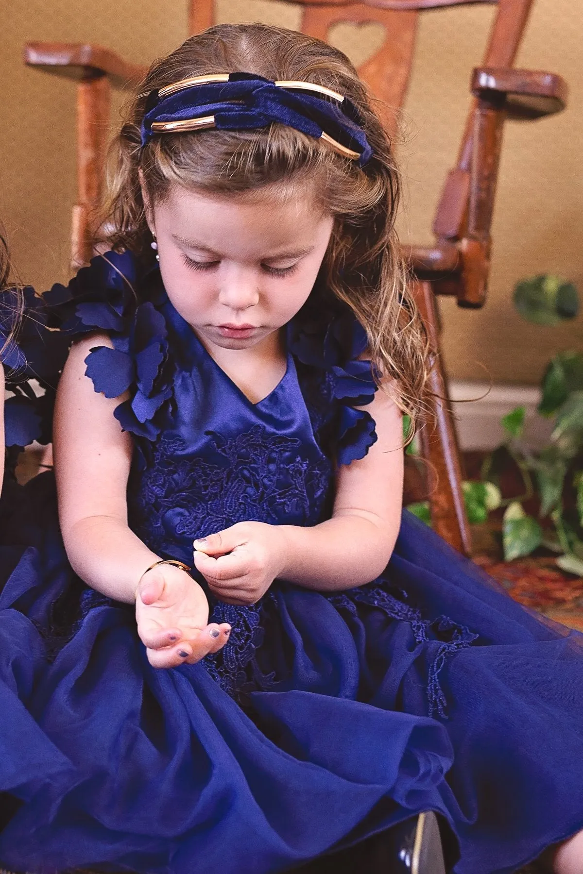 Tubular Wrap  - Navy Velvet
