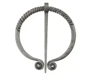 Viking Cowboy Badge Belt Buckle Collar Brooch