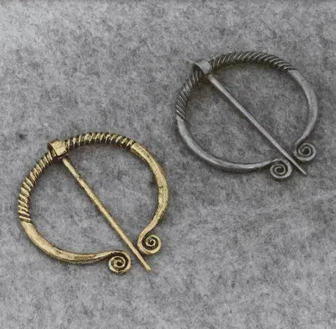 Viking Cowboy Badge Belt Buckle Collar Brooch