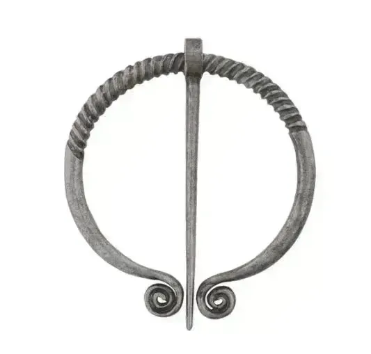 Viking Cowboy Badge Belt Buckle Collar Brooch