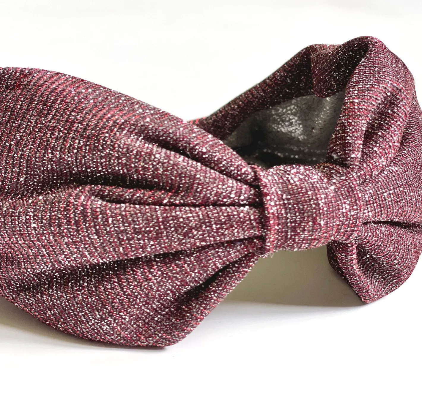 Vintage Bow Glitter Headband | 70s Disco Glam | Holiday Sparkle | Luxury Designer Headband | Made to Order