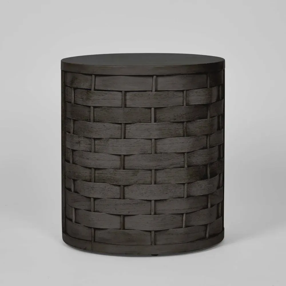 Weave Side Table - Black